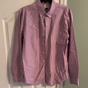 J. Crew Men's Purple Button-Down Shirt